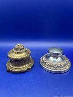 Both inkwells side by side showing overall form and size contrast
