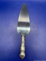 Full view of cake/pie server showing blade and handle