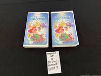 Two Little Mermaid VHS clamshell cases front view