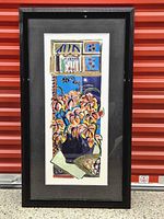 Full view of framed Bracha Guy Divine Flowers print