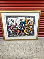 Front view of framed Michael Kachan print