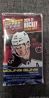 Front of sealed Upper Deck 2020-21 Extended Series hockey card pack
