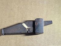 Side view showing full tool profile and markings