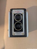 Front view showing Kodak Duaflex II branding and dual-lens arrangement with Kodet lens