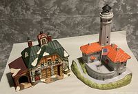 Both decorative buildings side by side