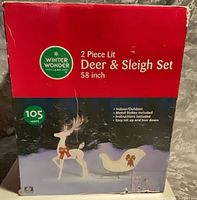 Retail box front showing product name, size and light count