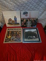 All four America albums front covers