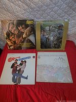 All four Monkees LP jackets front view
