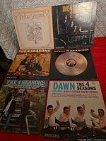 All six album covers displayed