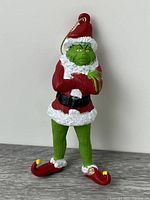 Front view of Grinch ornament