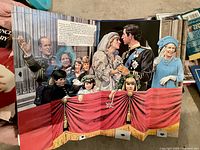 Interior pop-up scene of Royal Family Pop-Up Book