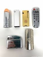 Front view all six lighters