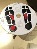 Top view of Dr-Ho's Circulation Promoter showing foot pads and control panel