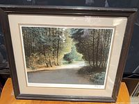 Framed Ken Danby signed lithograph full view