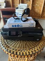 HP Photosmart 5514 printer with Rolodex, copy paper and power cord