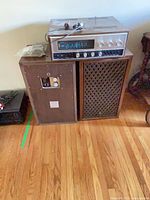 Sansui 3000A receiver atop Sansui SP-2000 speaker pair