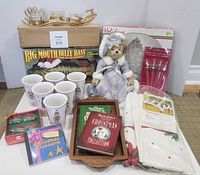 Group shot of all Christmas items together