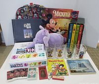 All items grouped on tabletop