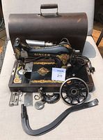 Machine, case, attachments layout