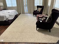 Full view of rug in room
