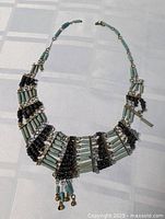 Full view of necklace showing overall design and length