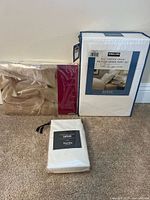 All three packaged sheet items grouped together