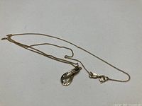 Full view of chain and pendant layout