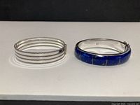 Both bracelets side by side showing overall forms