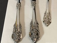 Close-up of Wallace Baroque handles