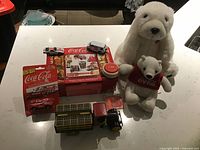 Group shot showing all Coca-Cola items