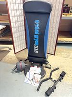 Overall view of glideboard, accessories, manuals