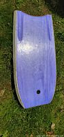 Purple foam bodyboard top view