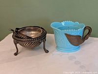 Both pieces side by side on table