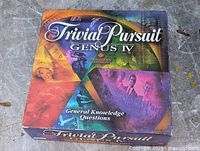 Lid of Trivial Pursuit Genus IV box