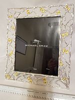 Front view of silver and gold Michael Aram frame