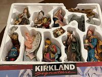 All 13 porcelain figures in original Styrofoam tray inside retail box