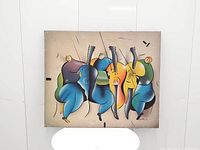 Front view of entire painting