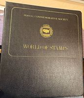 Front cover of Postal Commemorative Society World of Stamps binder