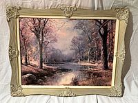 Front view of framed Robert Wood print