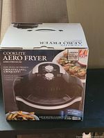 Boxed Cooklite Aero Fryer showing product image and branding