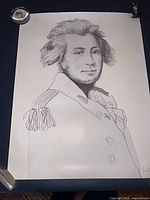 Full view of signed Charles Pachter print