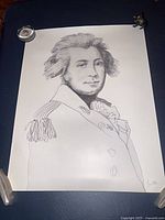 Front view of the signed Charles Pachter print showing full artwork and signature