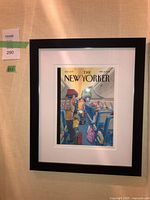 Framed print showing artwork and frame