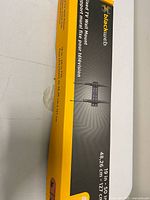 Front of Blackweb wall mount box showing product image and size range