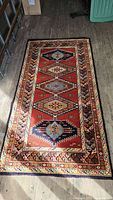 Full view of rug laid flat