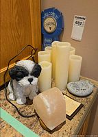 Group shot of all items on countertop