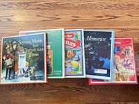 Group shot of all five vinyl records