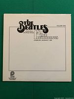 Front of white album sleeve showing title and artist