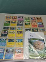 Overview showing three binder pages with 27 cards plus jumbo Hisuian Electrode V card