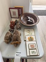 Overview of entire lot on table